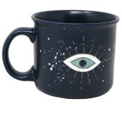 Wholesale - 18oz EVIL EYE CAMPER MUG, UPC: 840104904114